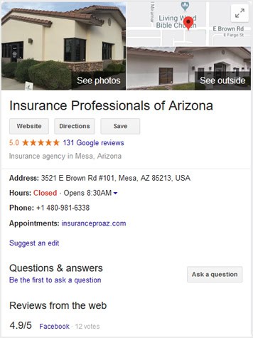 Insurance Professional of Arizona