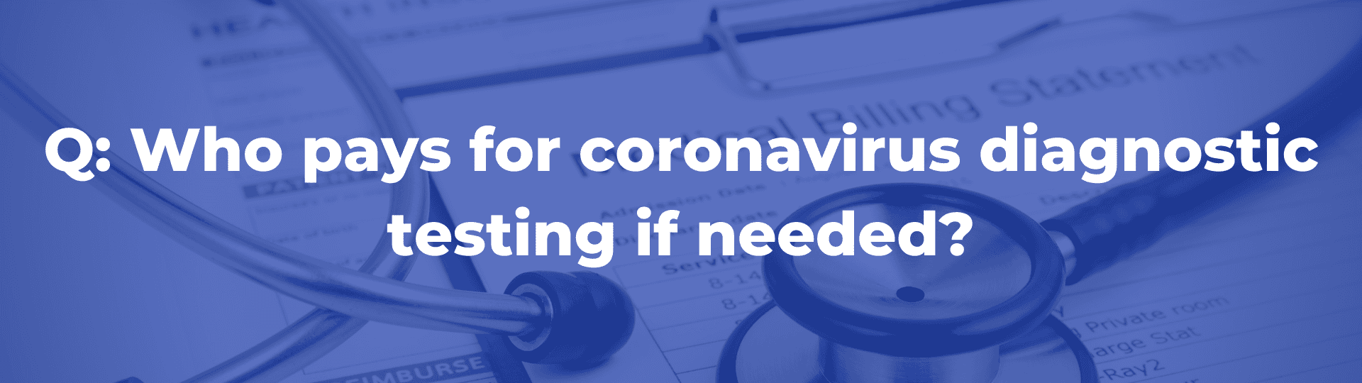 FAQ covid diagnostic testing