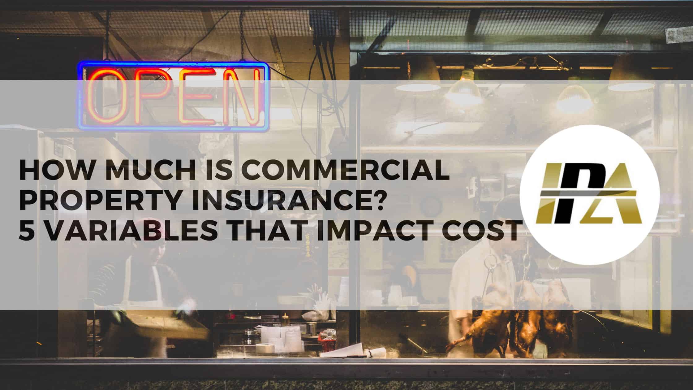 How much is commercial property insurance